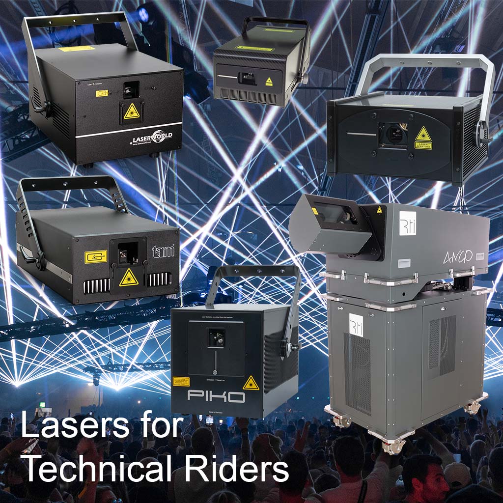lasers for technical rider