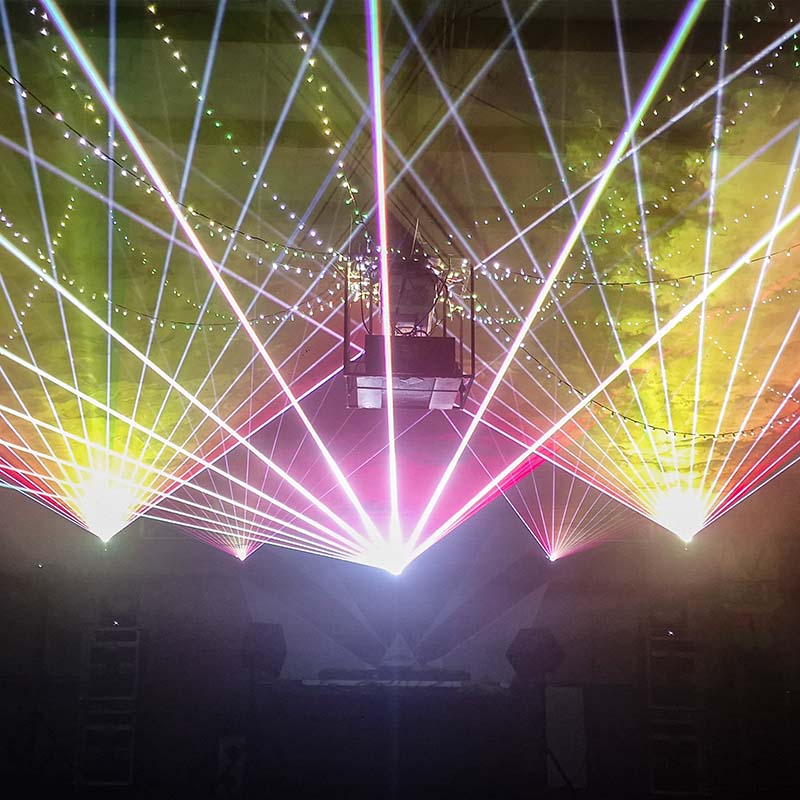 Lasershow Programmierungs Service mit Showcontroller